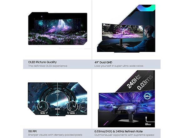 Samsung 49" DQHD Curved Monitor | LS49CG932SNXZA