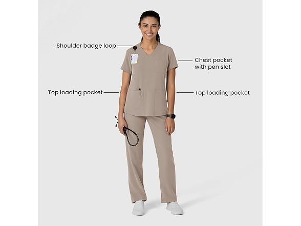 WINK Women's (XL) Nova Women's Flex-n-Reach V-Neck