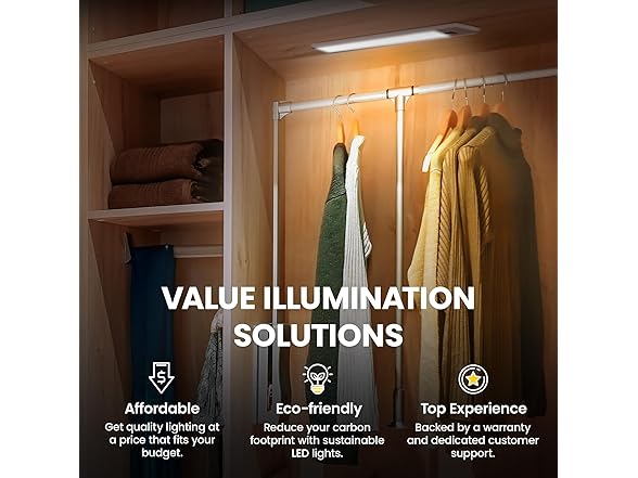 2 Pack Motion Sensor LED Cabinet Lights