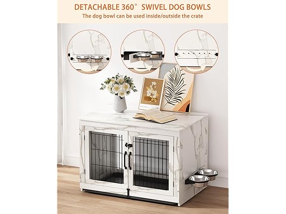 Piskyet Wooden Dog Crate Furniture