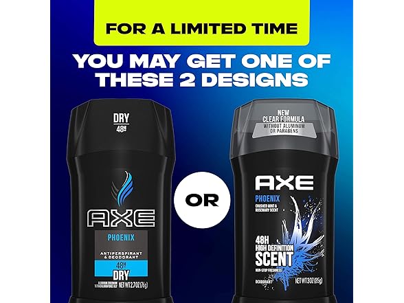 AXE Dual Action Deodorant Stick for Long