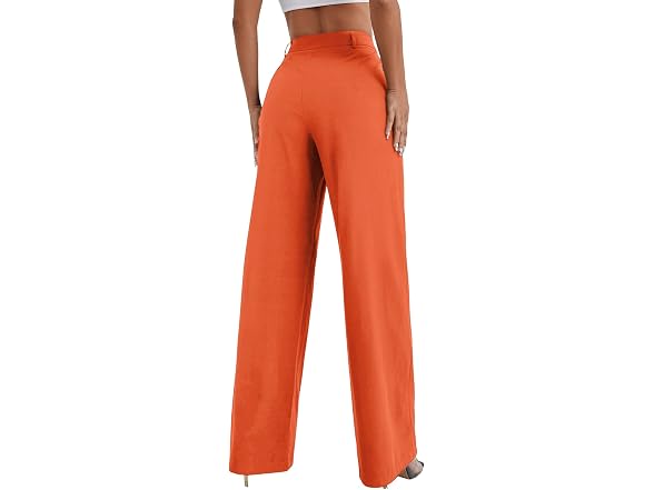SweatyRocks Women (L) Casual Wide Leg High Pants