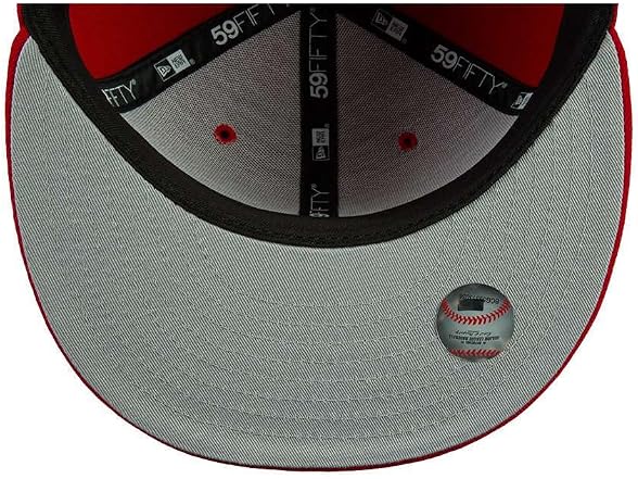 Yankees 59FIFTY Red White Fitted