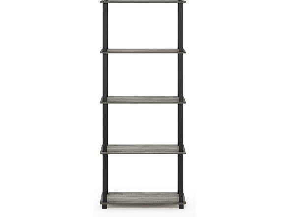 Furinno Turn-S-Tube 5-Tier Shelf Oak