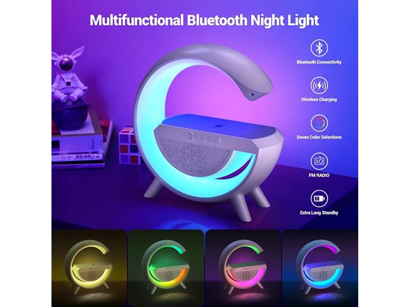 Bluetooth Speaker w/LED Light Show
