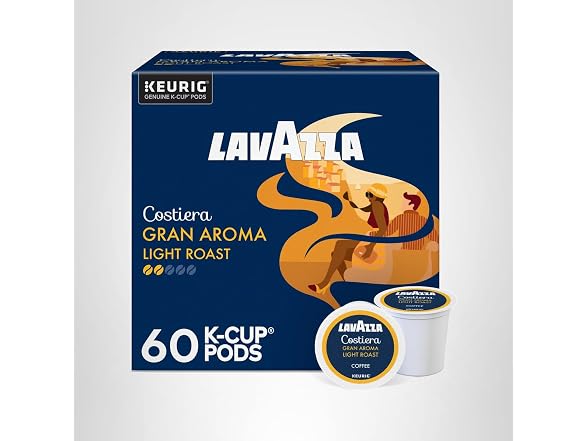 60Ct Lavazza Costiera Gran Aroma, Single-Serve K-Cups