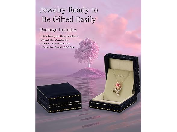 LAVALE Forever Heart Necklaces Women July