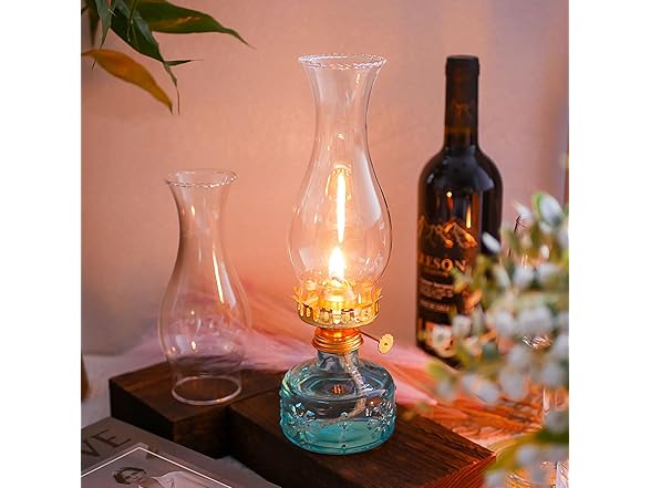 SYOENK 2 Pcs Chamber Oil Lamps