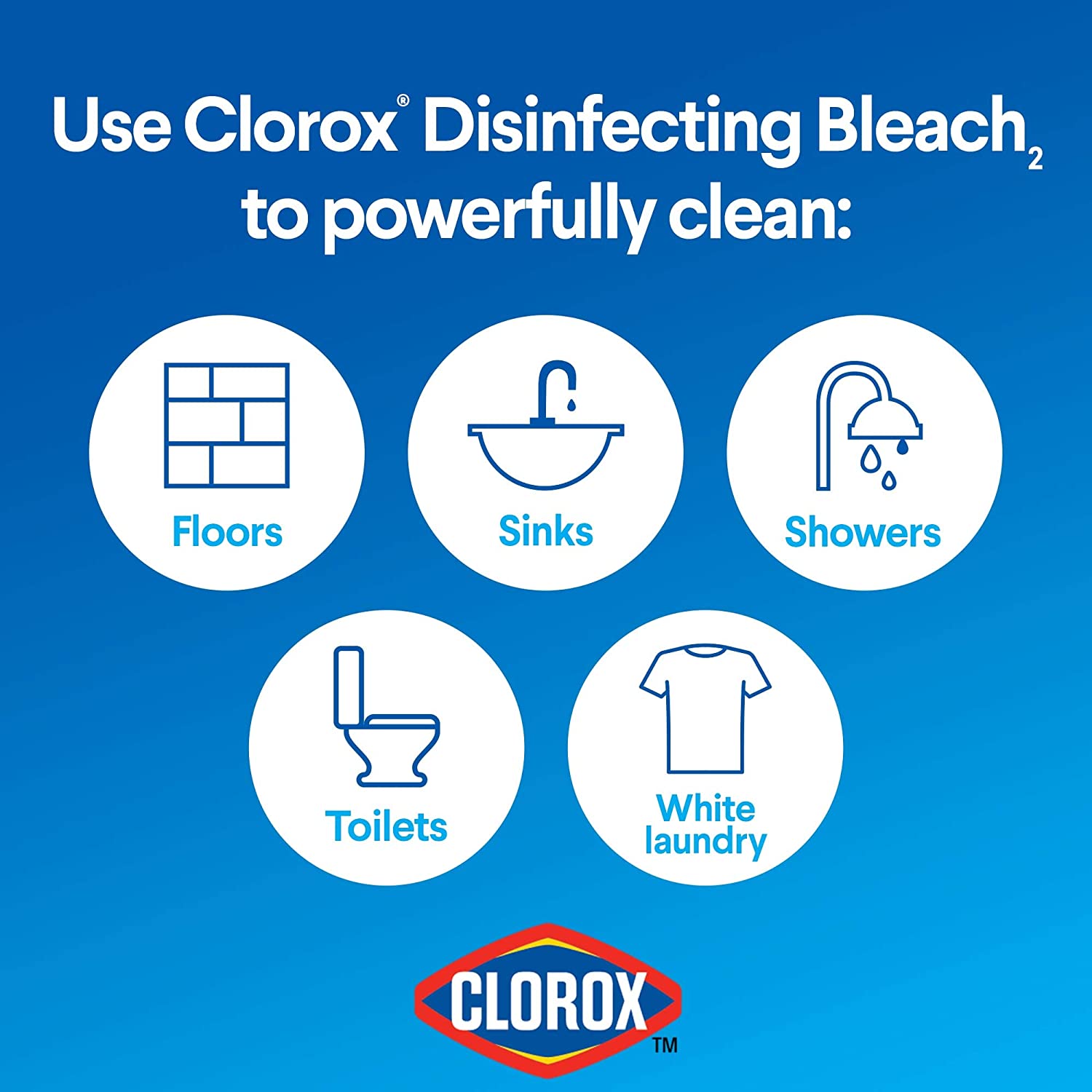 (6 or 12-Pack) Clorox Disinfecting Bleach 43ozs - Gallery 23