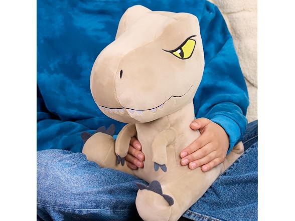 JURASSIC WORLD Rebirth Weighted Comfort Plush T. rex
