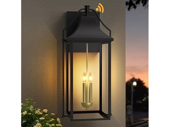 Lawyettle 25in Dusk-to-Dawn Wall Sconce