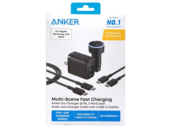 (Bundle) Anker 4-in-1 Charging Kit