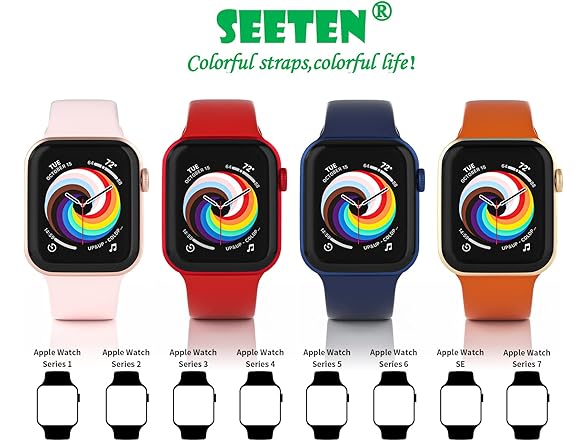 SEETEN Compatible with Apple Watch Band