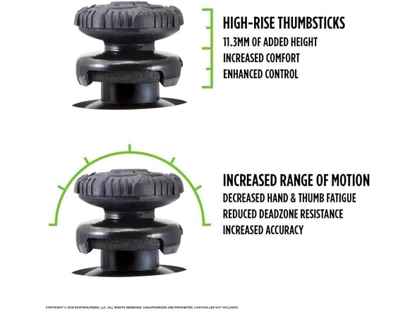 KontrolFreek FPS Freek Battle Royale Nightfall Thumbsticks