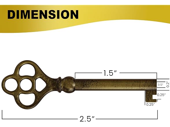 NATIKON KY-3 Hollow Barrel Antique Brass