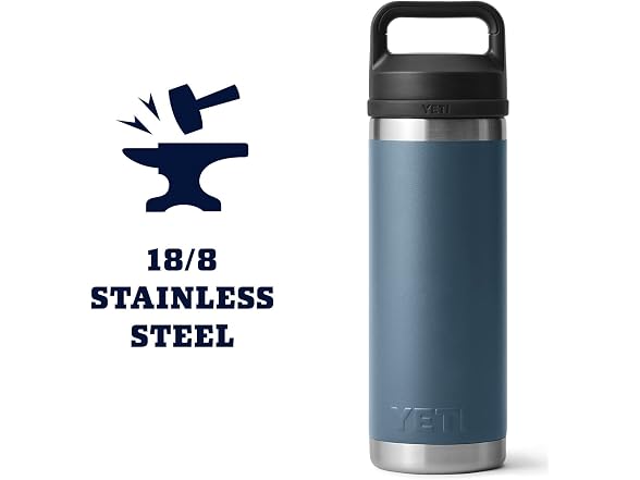 YETI Rambler 18oz Bottle, Nordic Blue