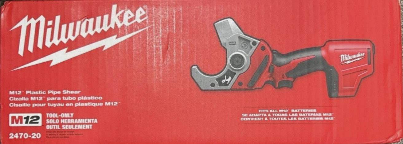 Milwaukee 2470-20 M12 12V PVC Pipe Shear - Gallery 2