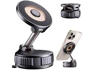 $10.99, Was $24.99, 56% Off! Estbuc Vacuum Magnetic Car Phone Hold dealfomo