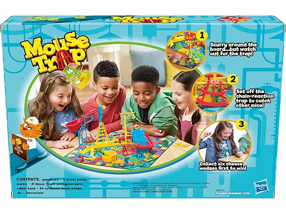 Hasbro Gaming Mouse Trap Board Game