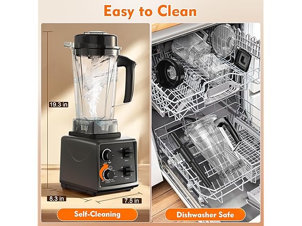 Nilpferd 3-in-1 Blender and Food Processor