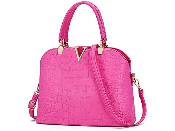 JHVYF Hot Pink Purse Womens Handbag