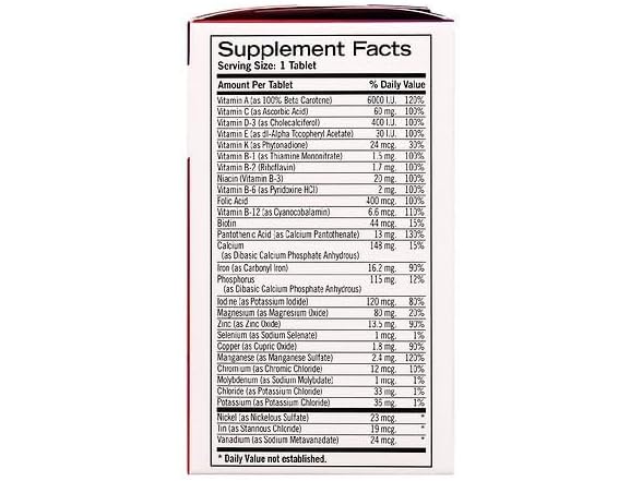 Geritol Multivitamin Nutritional Support