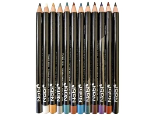 Nabi 12 Pieces, 12 Colors Eye Liner
