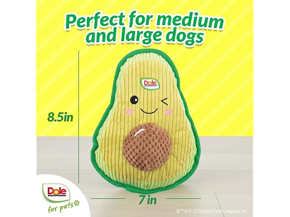 Dole for Pets Dog Toys, Avocado - Gallery 6