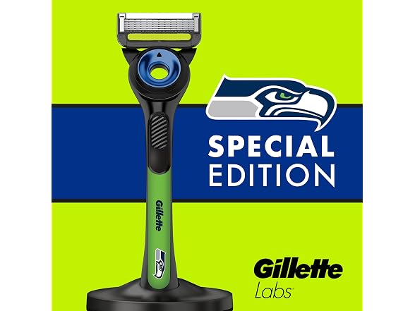 Gillette Labs NFL Seahawks Razor Set