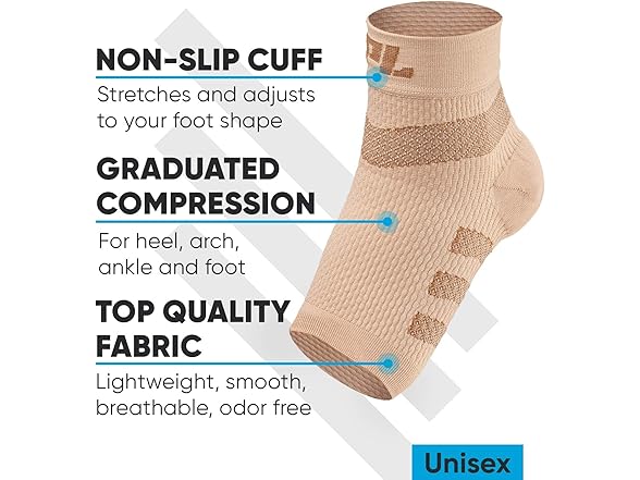 POWERLIX Foot & Arch Support Socks