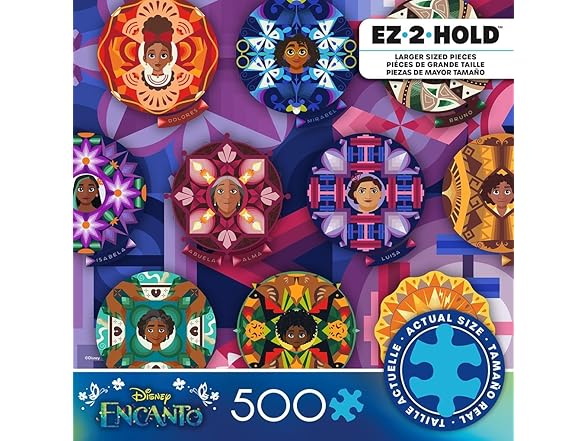Disney Encanto Mandala Familia 500Pc Puzzle