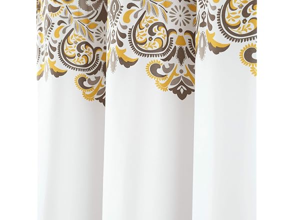 Lush Decor Clara Shower Curtain-Fabric Colorful Boho
