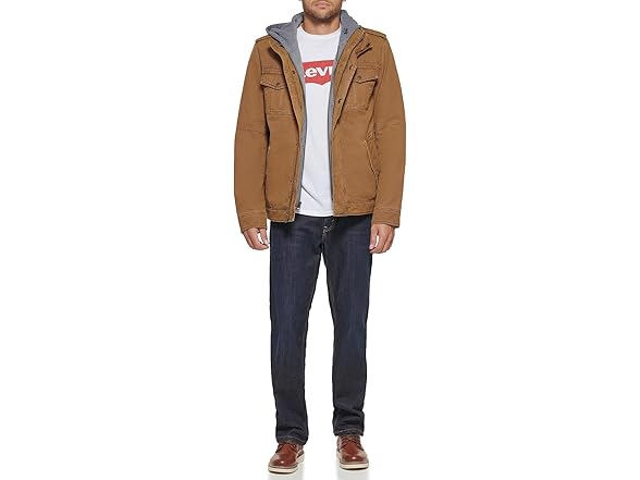 Levi's mens Four-pocket Hooded Jacket