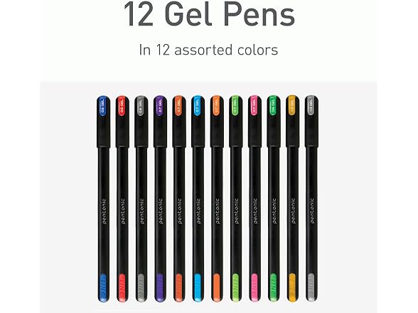 Pentonic Gel Pens In Pen Organizer