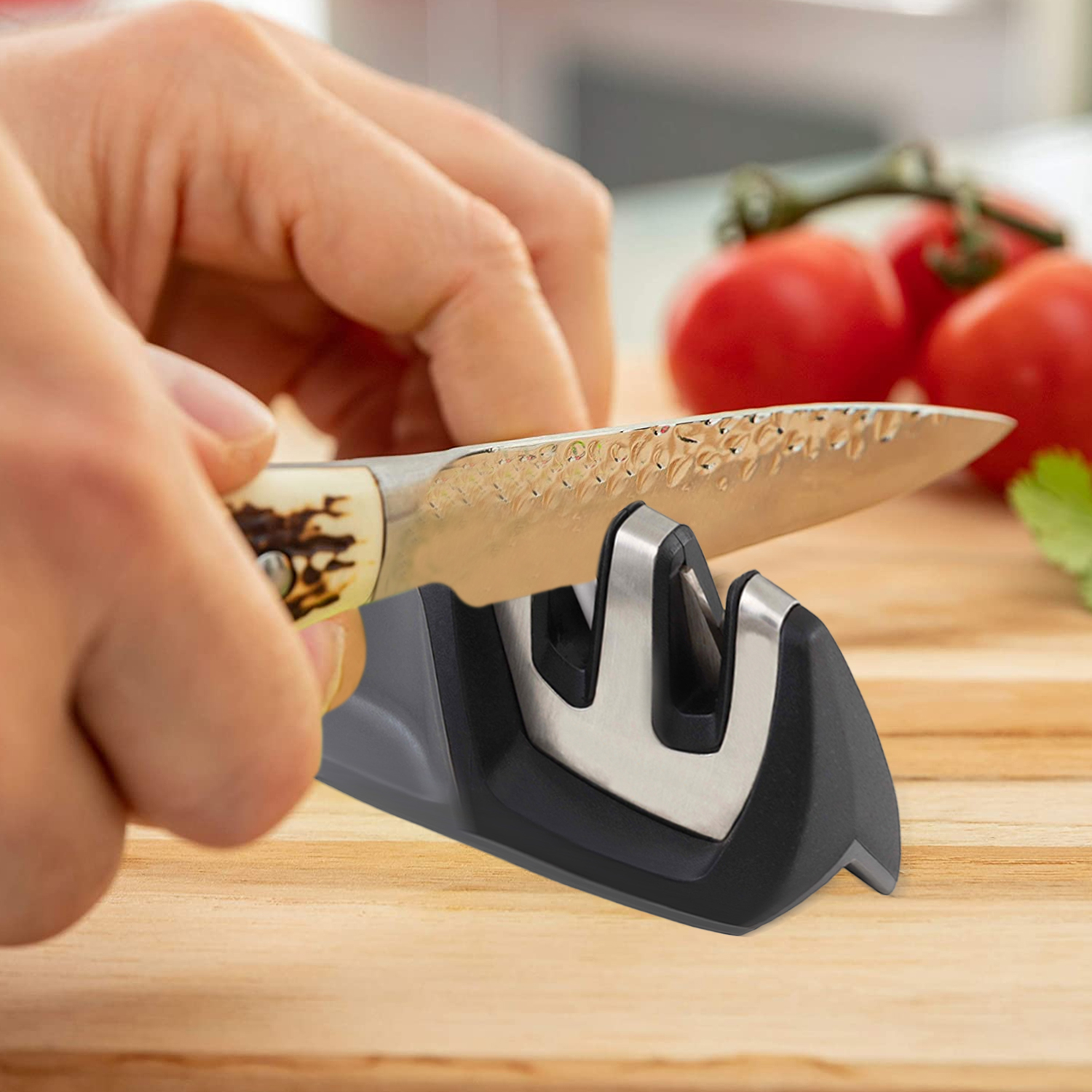 2 Pack: Dual Edge Grip Knife Sharpener - Gallery 12
