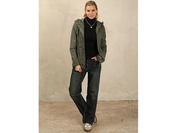 Design By Olivia Women (XL) Military Anorak Hoodie