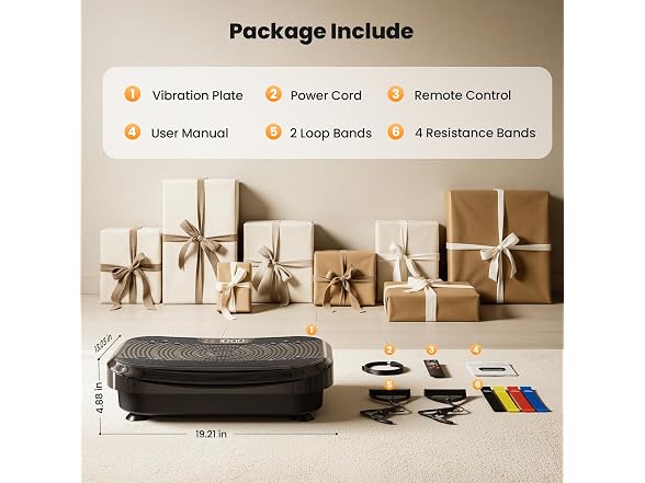 Steelite Vibration Plate Exercise Machine Massager