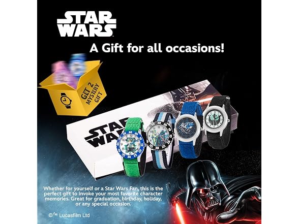 Star Wars 4-Pack Watch Kids Ages 4–7 Set