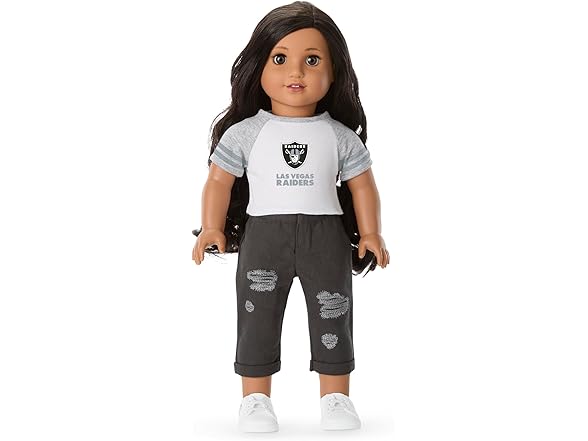 American Girl Las Vegas Raiders 18 inch Fan Tee