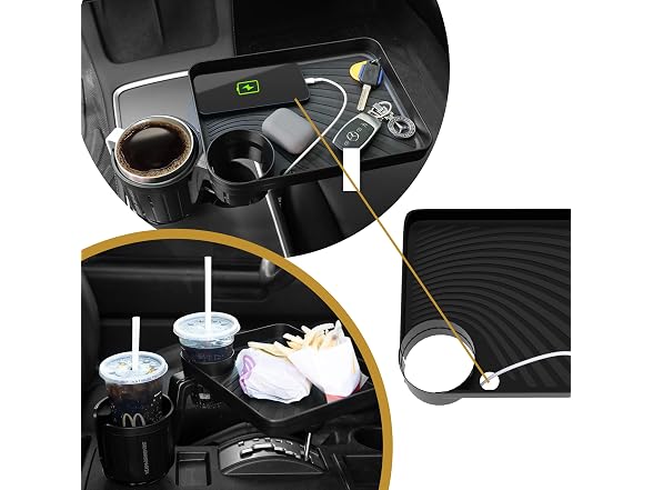 Seven Sparta Car Cup Holder Tray