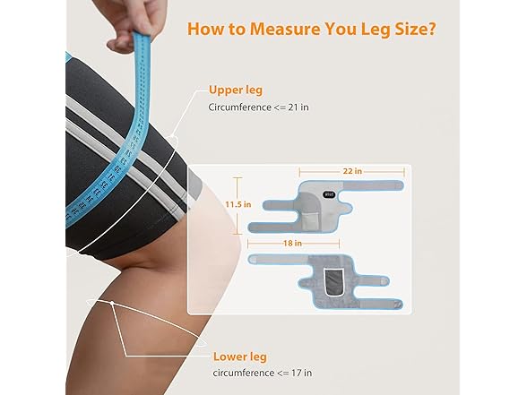 Feiorn Heated Knee Brace Wrap, 