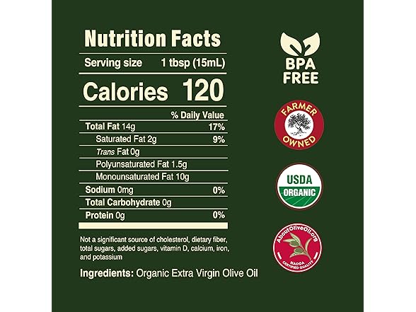 Pompeian Robust Organic Extra Virgin Olive Oil 48 oz.