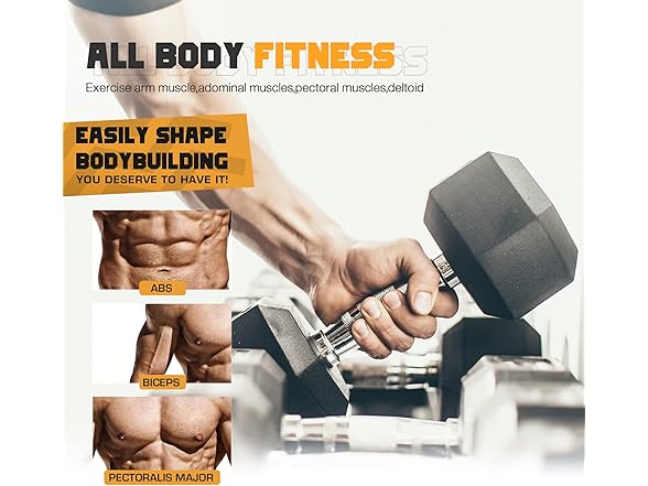 Portzon Rubber Dumbbell