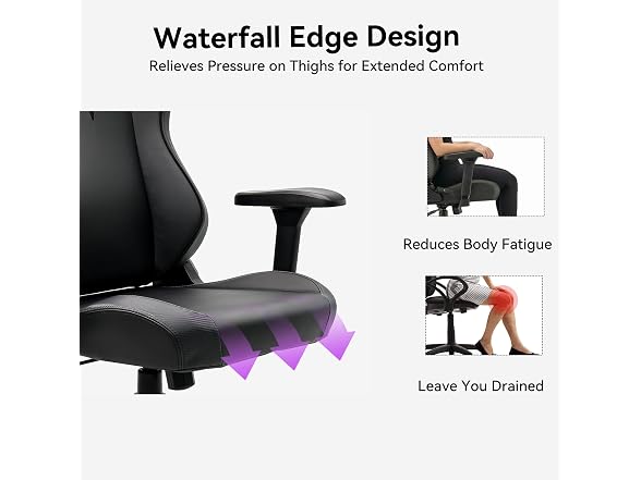 Gaming Chair, High Back Ergonomic - Gallery 6