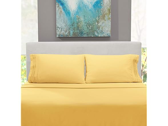 Hearth & Harbor Queen 4 Piece Bed Sheet Set