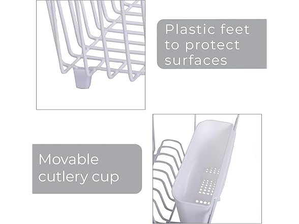 Smart Design Dish Drainer Rack Small