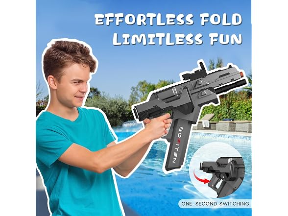 SOFITEN Electric Gel Ball Blaster High Speed 200+FPS Automatic Blaster 