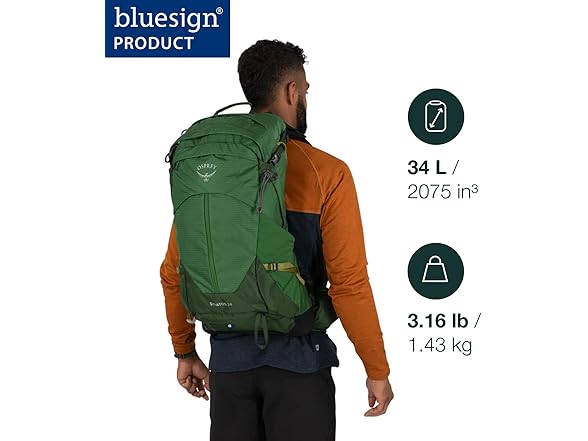 Osprey Stratos 34L Men's Hiking Backpack