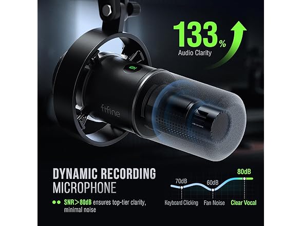 FIFINE XLR/USB Podcast Mic Kit