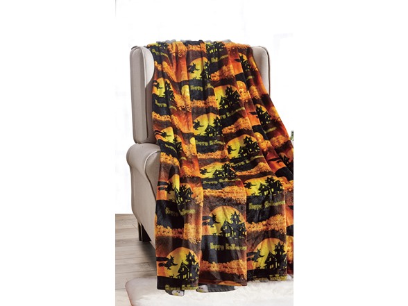 Noble House Happy Halloween Throw (2 Pack)